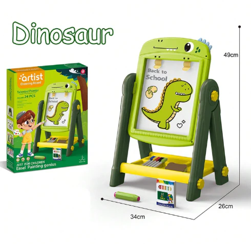 Talented Painter Double-Sided Dinosaur Drawing Board - Image 4