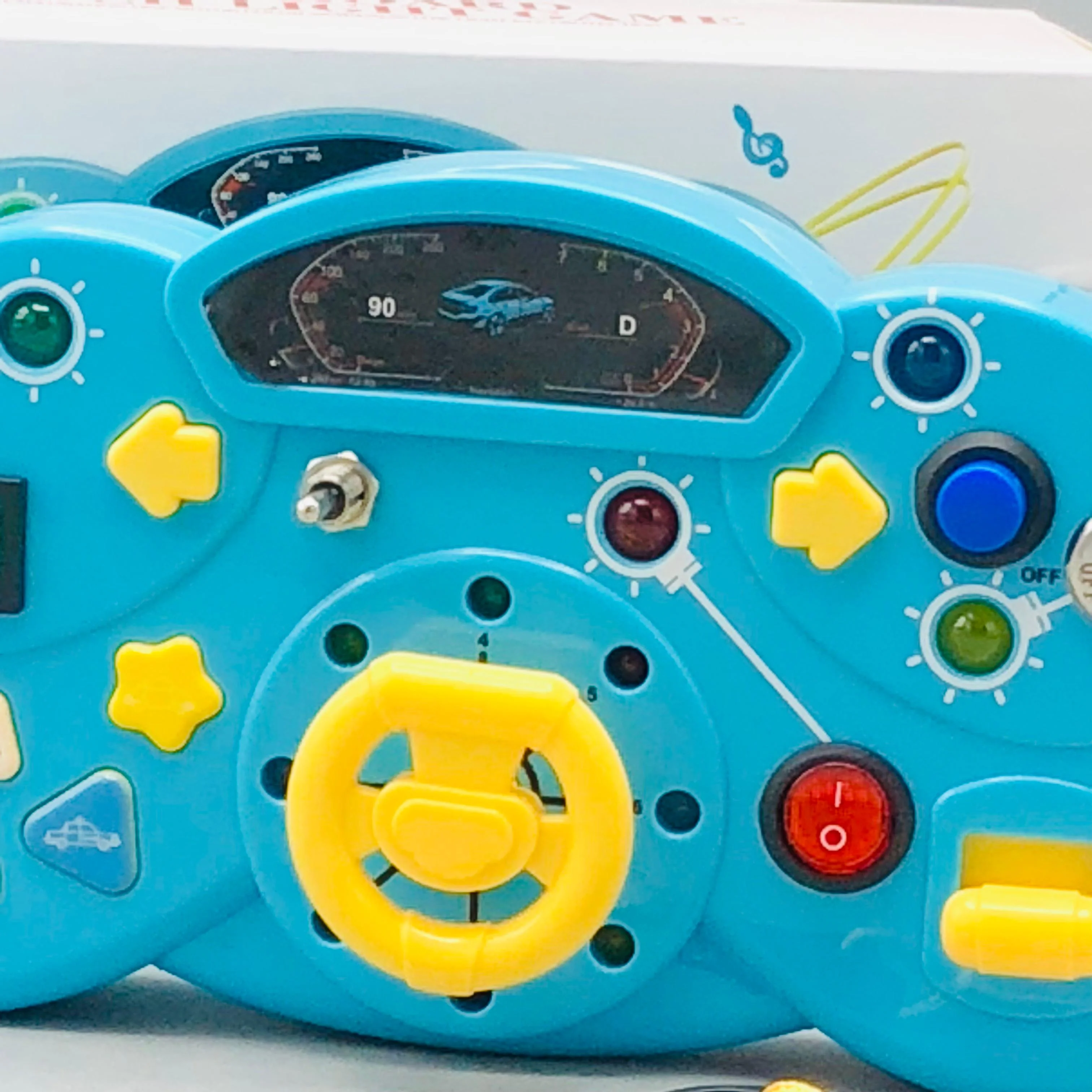 Toddlers Mini Steering Wheel With Colorful Lights - Image 3